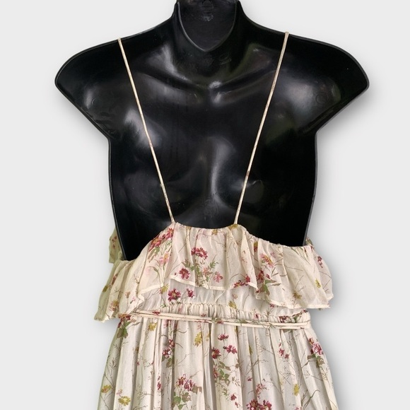 Zara Ditsy Floral Midi Dress - Picture 7 of 9